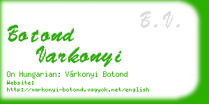 botond varkonyi business card