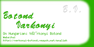 botond varkonyi business card